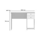 Escrivaninha 100cm 2 Gavetas Multimóveis Cr25225