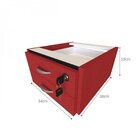 Escrivaninha 100cmx47cm 15mm Bramov Móveis Vermelho