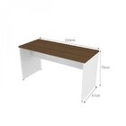 Escrivaninha 100cmx47cm 15mm Branca/ameixa Negra