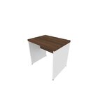 Escrivaninha 100cmx60cm 40mm Branco/ameixa Negra