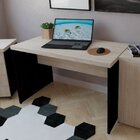 Escrivaninha 100cmx60cm 40mm Preto/geneve