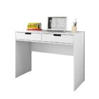 Escrivaninha 103cm 2 Gavetas New Escritório Branco