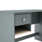 Escrivaninha 110cm 1 Gaveta Esteban Kaki/cera Natural