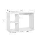 Escrivaninha 110cm 4 Gavetas Yescasa Branco