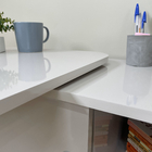 Escrivaninha 118,5x45cm Cinamomo com Off White MDP Artely