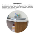 Escrivaninha 118,5x45cm Cinamomo com Off White MDP Artely