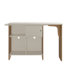 Escrivaninha 118,5x45cm Cinamomo com Off White MDP Artely