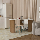 Escrivaninha 118,5x45cm Cinamomo com Off White MDP Artely