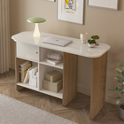 Escrivaninha 118,5x45cm Cinamomo com Off White MDP Artely