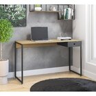 Escrivaninha 120cm 1 Gaveta Iron Espresso Móveis