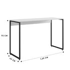 Escrivaninha 120cm Iron Espresso Móveis