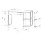 Escrivaninha 120cm Job Plus  Freijo Frj Ac