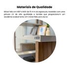 Escrivaninha 120x63cm Off White com Carvalho MDP Artely