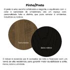 Escrivaninha 120x63cm Pinho com Preto MDP Artely