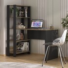 Escrivaninha 120x63cm Pinho com Preto MDP Artely