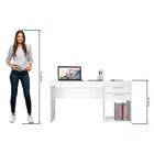 Escrivaninha 121cm 2 Gavetas Espanha Notável Branco