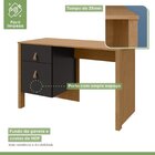 Escrivaninha 122cm 1 Porta 1 Gaveta Valência Móveis Lopas Amê