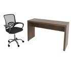 Escrivaninha 127cm Me4135 Com Cadeira Diretor Tela Mesh Tok 3