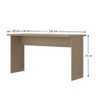 Escrivaninha 136cm Hecol Móveis Avelã Tx/avelã Tx
