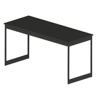 Escrivaninha 150x60cm Preto Aço e MDP Industrial Multivisão