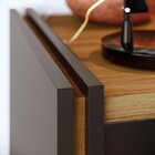 Escrivaninha 1 Gaveta 120cm Smart Colibri Preto/noce Milano