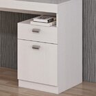 Escrivaninha 1 Gaveta 1 Porta Manuela Espresso Móveis Branca