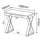 Escrivaninha 1 Gaveta 2 Prateleiras Pé Em X Veneza E Estante