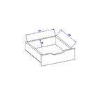 Escrivaninha 1 Gaveta 90cm Bit Linha Web Branca Fosco/tauari