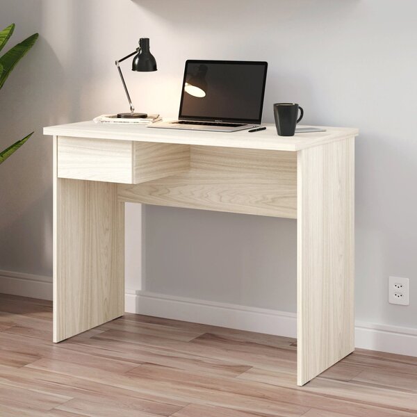 Escrivaninha 1 Gaveta 96cm Mdf Attuale Vanilla