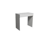 Escrivaninha 1 Gaveta Alba Espresso Móveis Branca Perfect Wood