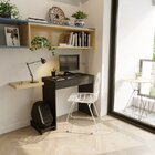 Escrivaninha 1 Gaveta Alba Espresso Móveis Preto Perfect Touch