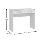 Escrivaninha 1 Gaveta Branco - Moville