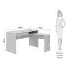 Escrivaninha 1 Gaveta Com Mesa Auxiliar Multimóveis Cr25179 C