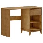 Escrivaninha 1 Gaveta Mdf/madeira Maciça 2806 Prata Fnt