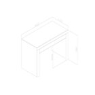 Escrivaninha 1 Gaveta Msm421 Movelbento Rústico