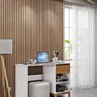 Escrivaninha 1 Gaveta Prata Off White/freijó