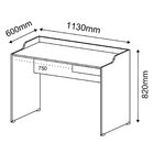 Escrivaninha 1 Gaveta Slim Artany