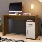 Escrivaninha 1 Porta 1 Gaveta Brasil Mavaular Canion/off White