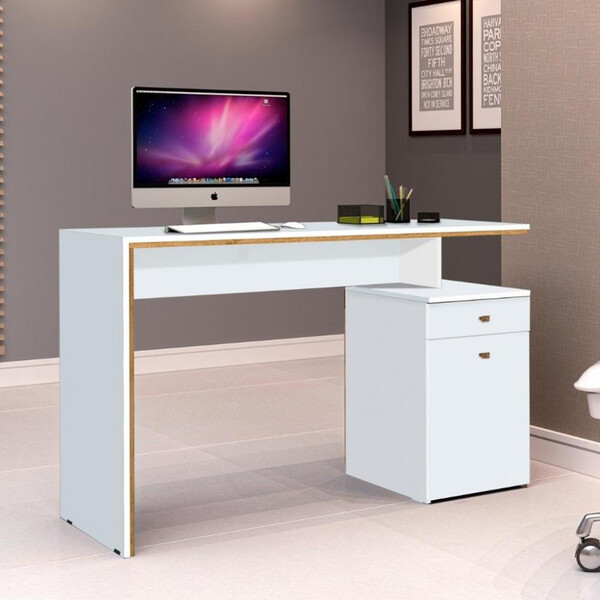 Escrivaninha 1 Porta 1 Gaveta Office Jea Móveis