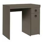 Escrivaninha 1 Porta 1 Gaveta Versátil  Níquel