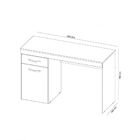 Escrivaninha 1 Porta 1 Gaveta Vitória Branco Demóbile