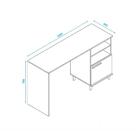 Escrivaninha 1 Porta 1 Prateleira Oslo Brv