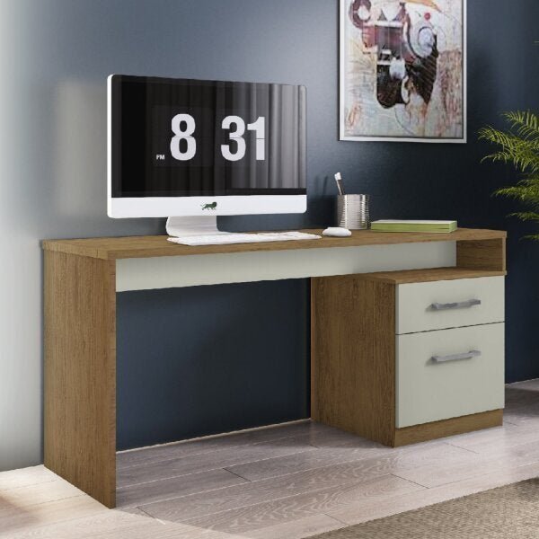 Escrivaninha 1 Porta E 1 Gaveta Office Belgrado Móveis Leão F