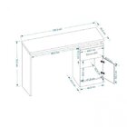 Escrivaninha 1 Porta E 1 Gaveta Office Belgrado Móveis Leão F