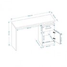 Escrivaninha 1 Porta E 1 Gaveta Office Belgrado Móveis Leão F