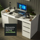 Escrivaninha 1 Porta e 3 Gavetas Madesa Chicago