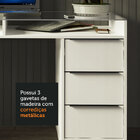 Escrivaninha 1 Porta e 3 Gavetas Madesa Chicago