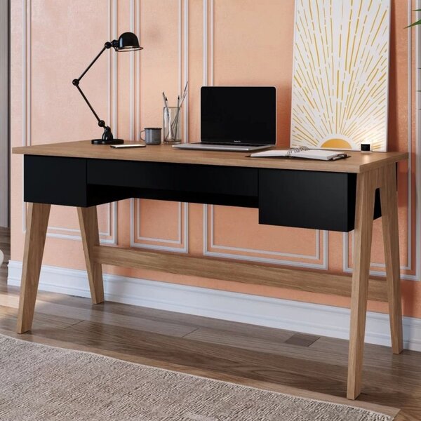 Escrivaninha 26106 Trend 3 Gavetas 150cm Artesano Hanover E P