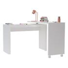 Escrivaninha 2 Em 1 Giratória Multimóveis Cr25080 Branca