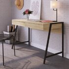 Escrivaninha 2 Gavetas 125cm Urban Industrial Artesano Carval